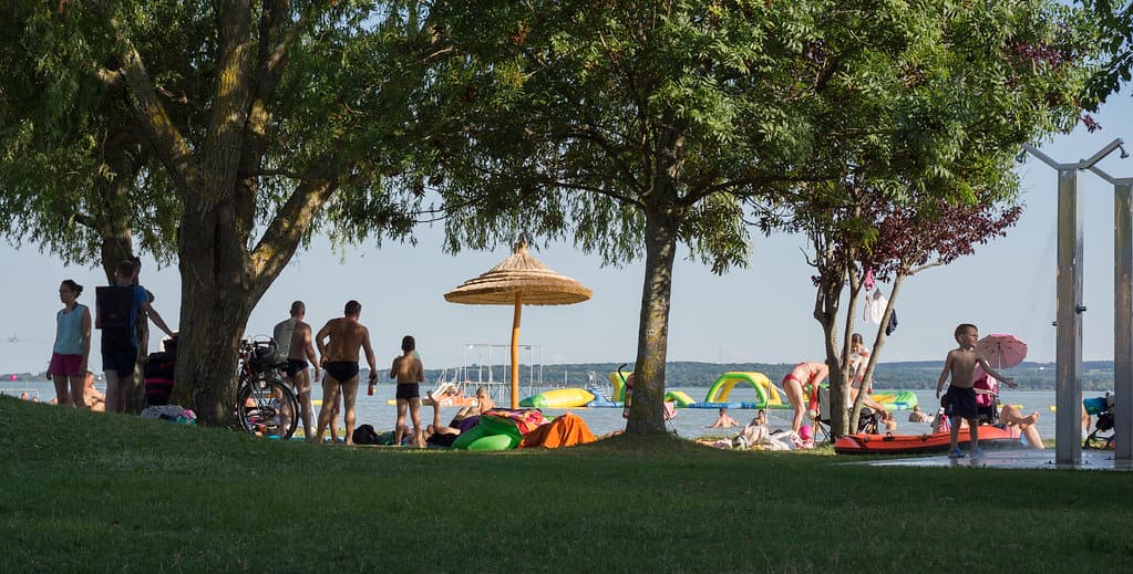 Lido strand in Vonyarcvashegy